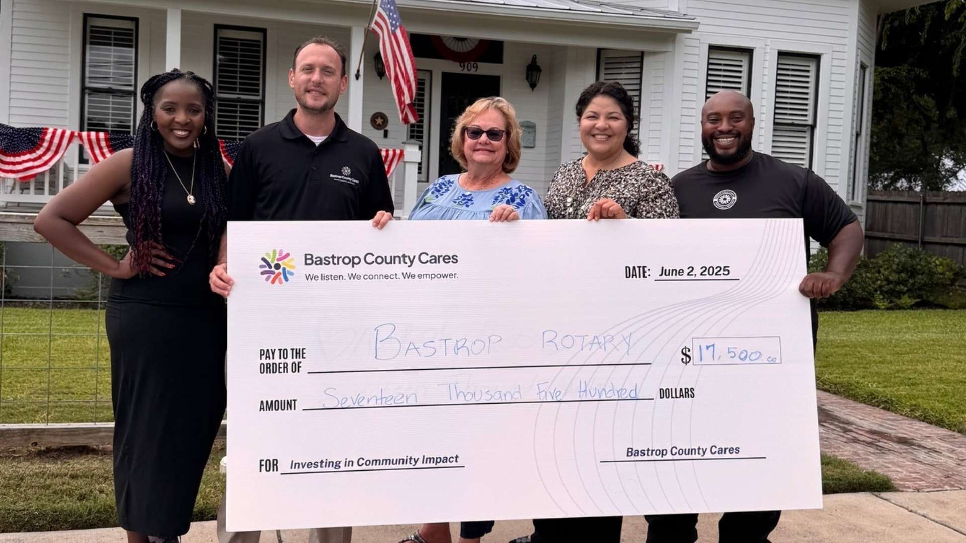 BCC Team and Bastrop Rotary Grant Recipient 