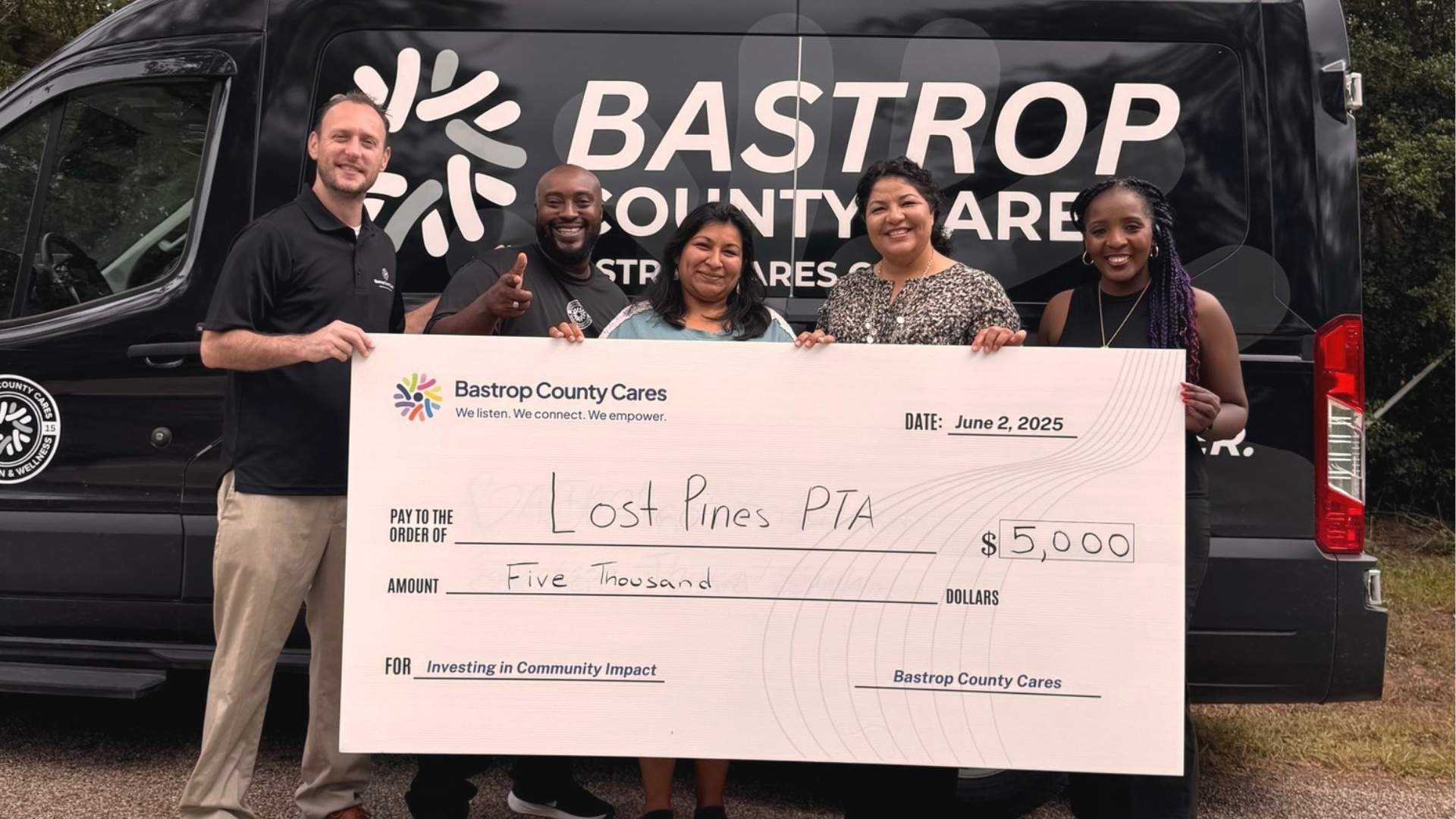 BCC Team and Lost Pines PTA Grant Recipient 